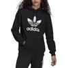 Adidas Felpa da Uomo con Cappuccio Adicolor Classics Trefoil Nera Taglia XS C...