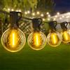 Warlisou Luci da Esterno Giardino 20M, G40 Catena Luminosa con Lampadine, Lmp...
