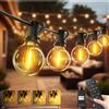 btfarm Catena Luminosa Esterno 10M con Telecomando, G40 LED Lampadine Luci da...