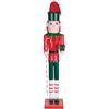 GALILEO Elfo schiaccianoci natalizio in legno h. 80 cm, Santa's House