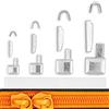 YDM Industries Kit Ripara Zip per Cerniere #3 + #5 + #8 + #10, Terminali Superiori e