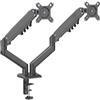 Nilox PROMOZIONE Nilox SUPPORTO MONITOR 2 BRACCI TOP NERO Cod. NXDMA02B
