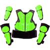 Kids Motocross Protectors Kit Protezioni Bambino Giacca Motociclistica Completa