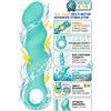 Evolved Novelties Vibratore Lusso Triple Teaser 3 motori potentissimo 21,3 cm USP IPX7 10 modalità