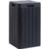 Toomax Rio Garden Bin pattumiera da giardino da 80 litri 38x38x65h cm colore
