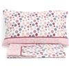 Angel's Set Lenzuola Singolo Angel's Line 100% Puro Cotone Completo letto 1 piazza Pois