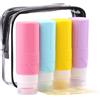 FADVAN 4pcs Flaconi da Viaggio in Silicone 100 Ml Set Contenitori da Viaggio per