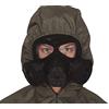 FIESTAS GUIRCA | Maschera antigas nera in PVC (Taglia Unica) - Maschera militare per costume Halloween Carnevale Oktoberfest Feste a Tema Uomo Donna Bambino - Nero