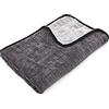 The Rag Company Gauntlet asciugamano, misto 70/30 di microfibra coreana, progettato per asciugare i veicoli più velocemente senza graffiare vernice o vetri, 900 g/m², 50,8 x 76,2 cm, grigio