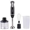 GALILEO Minirobot 3 in 1 in acciaio inox 600W, accessori intercambiabili, nero, Kooper