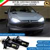 KIT FULL LED PEUGEOT 206 LAMPADE LED H4 6000K BIANCO GHIACCIO NO ERROR