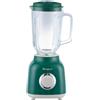 GALILEO Frullatore Elettrico Verde e Avorio, brocca Graduata in Vetro 1,5 L, Lame in Acciaio Inox, 2 velocità 500 W, Kooper