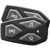 INTERPHONE COM3 - Doppio - Interfono Auricolare Moto Bluetooth 5.1 da Casco Moto, Auricolari 32mm, Uso Moto Moto, Distanza 500Mt, Autonomia 10 Ore, Musica, GPS, Impermeabile IP67, Universale