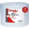 Wypall Panno Carta WypAll® L20 7200, 1 Maxi Rotolo da 1.000 Strappi, 1 Velo, Blu - Monouso, Resistente & Assorbente, Ideale per Pulizie Leggere su Superfici Industriali