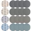 JatilEr Set di 20 dischi abrasivi da 150 mm grana 1500/2000/ 3000/5000 per metallo e