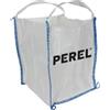 Perel Big bag 300 litri, 300 kg, 65 x 65 x 71 cm, resistente ai raggi UV, 2 maniglie, sacco macerie per edilizia e giardino, polipropilene 120 g/m²