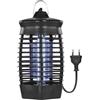 EMOS Insetticida con tubi LED UVA da 3,3 W, cavo da 1,2 m (230 V), lampada UV per zanzara da appoggiare o appendere, trappola per mosche elettrica, adatta per interni e terrazze