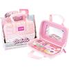 Girabrilla Nice Group Set Make Up, Beauty Case Portatrucchi Rosa con Ombretti, Lucidalabbra e Smalto per Unghie