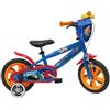 BricoShop24 Bicicletta per Bambini 12" Hot Wheels Blu Rotelle Removibili Acciaio