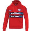 Non applicabile Sparco Martini Racing Hoodie Felpa con cappuccio, rosso