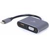CableXpert Adattatore display VGA da USB tipo C a HDMI CableXpert - A-USB3C-HDMIVGA-01