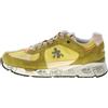 PREMIATA scarpe uomo Sneaker Mase 7236 Camoscio verde oliva e tessuto lime
