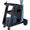 Relaxdays Carrello Officina per Saldatrice, Porta Attrezzi e Bombola a Gas, 3 Piani, HLP: 69x40x71 cm, Regge 90 kg, Nero