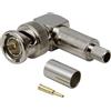 BKL Electronic 401218 0401218 - Connettore BNC, angolato, 50 Ω, 1 pezzo
