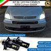 KIT FULL LED PER CITROEN XSARA PICASSO LAMPADE LED H4 6000K BIANCO NO ERROR