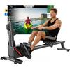 JOROTO Vogatore Domestico 16 Livelli Resistenza Rower Magnetico Ultra Silenzioso