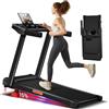 UMAY Tapis Roulant Salvaspazio con Inclinazione 15% Tapis Roulant Elettrico