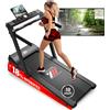 YM Tapis Roulant Elettrico 18 km/h INCLINAZIONE Automatica Superfice Corsa XXL