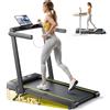 Toputure Tapis Roulant Elettrico Pieghevole 1-16km/h 4 in 1 Tapis Roulant con 12%