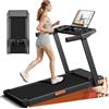 UMAY Tapis Roulant Salvaspazio con Inclinazione 15% Tapis Roulant Elettrico