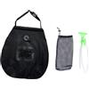 Borsa doccia da campeggio leggera in PVC con pannello solare, ideale per