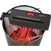 OLYMPIA PS 16 Pro trituratore documenti nero | Trituratore di carta compatto per la casa | Trituratore a strisce | Shredder carta | dispositivo di triturazione carta