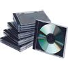 Q-Connect Porta CD/DVD Q-Connect Jewel case standard sp. 10 mm nero/trasparente conf. 10 pezzi - KF02209