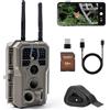 GardePro E8 2.0 Fotocamera da Caccia doppia antenna WiFi Bluetooth con App e
