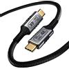 BAWIOFIAU USB C to USB C 3.2 Gen2 Cable 20Gbps Data Transfer 240W 20V/5A USB Type C PD
