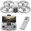 Rollei Mini Drone Rollei Fly Mini Droni con Fotocamera 720P Drone Quadricottero con Modalità senza Testa 360° Rotazione Telecomando e APP Meno di 250 g per Principianti e Appassionati Droni-Drones-Fotocamera