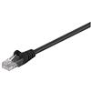 Goobay 68647 CAT 5e Cavo Patch, Rete U/UTP, Nero, 2m Length