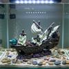 Relitto di Nave Pirata In Resina Decorazione Barca Sommersa per Acquario