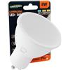 univers Faretto led 8w gu10 lampadina 3 colori luce bianca calda naturale