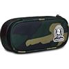 Invicta Bustina Round Plus, Camouflage, Verde Militare, Per bambini e ragazzi, Scuola e Tempo Libero