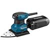 Makita BO4565K, BO4565K-Lijadora Orbital terminacion en Forma Delta 200W 14000 RPM 112x190 mm 1.2 kg, Noir/Bleu/Argent