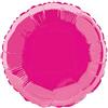 Unique Party 53337 - 45 cm Palloncino a Elio in Foil Rotondo Rosa Shocking , Modelli/Colori Assortiti, 1 Pezzo
