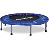 Relaxdays Trampolino da interno, Ø 95 cm, minitrampolino pieghevole max 100 kg, sport & ginnastica, colori a scelta