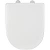 Wenko Sedile WC con abbassamento automatico, adatto per Villeroy & Boch O.novo e ceramiche commerciali, coperchio WC in termoindurente antibatterico, 36,5 x 45 cm, bianco opaco
