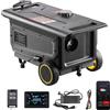 VEVOR Riscaldatore Diesel, Riscaldatore d'Aria Diesel Portatile All-in-One da 8 kW DC 12 V/24 V con Controllo Tramite App Bluetooth, Telecomando e Schermo LCD, Serbatoio del Carburante da 5 L