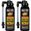 Muc-Off B.A.M! Gonfia e Ripara 125 ml, 2pk - Bomboletta Ripara Gomme Bici - Gonfia e Ripara Bici Forature di Bicicletta - Per Ruote da Strada, CX/Ghiaia e MTB